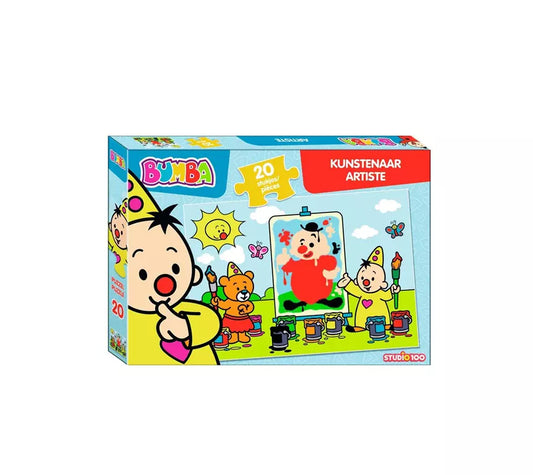 Bumba Kunstenaar Puzzel - 20 Stukjes