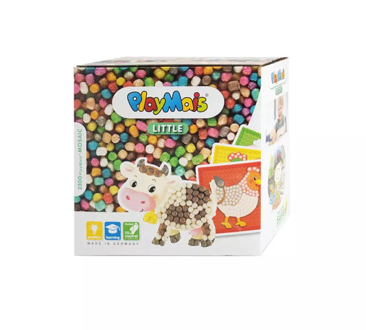 PlayMais Mosaic – Creatief Speelgoed – 2300+ Stukjes – Natuurlijk & Biologisch Afbreekbaar - koe