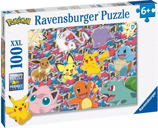 Ravensburger puzzel Pokemon - Legpuzzel - 100 XXL stukjes