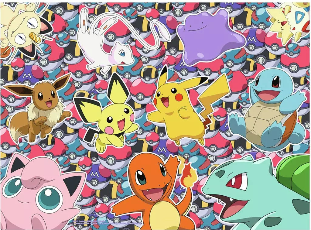Ravensburger puzzel Pokemon - Legpuzzel - 100 XXL stukjes