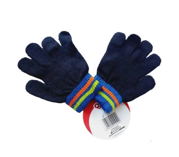 Achterzijde donkerblauwe Bing Bunny kinderhandschoenen