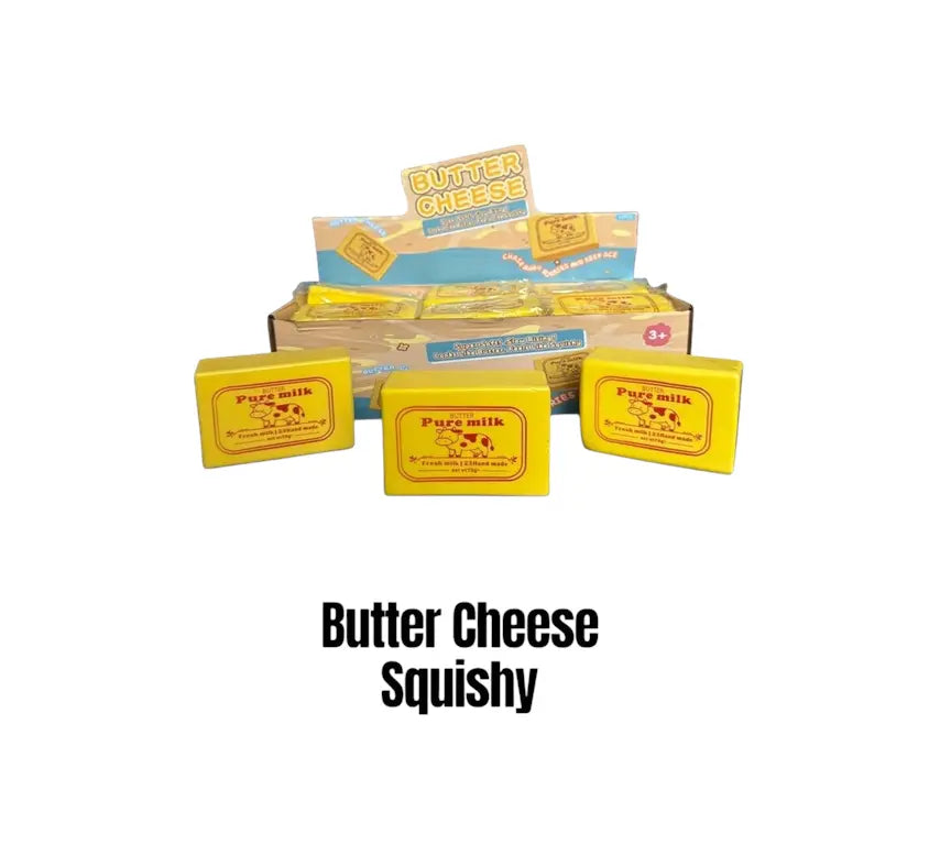 Butter Pure Milk Squishy slow rising knijpspeelgoed 11 x 7 x 4,5 cm