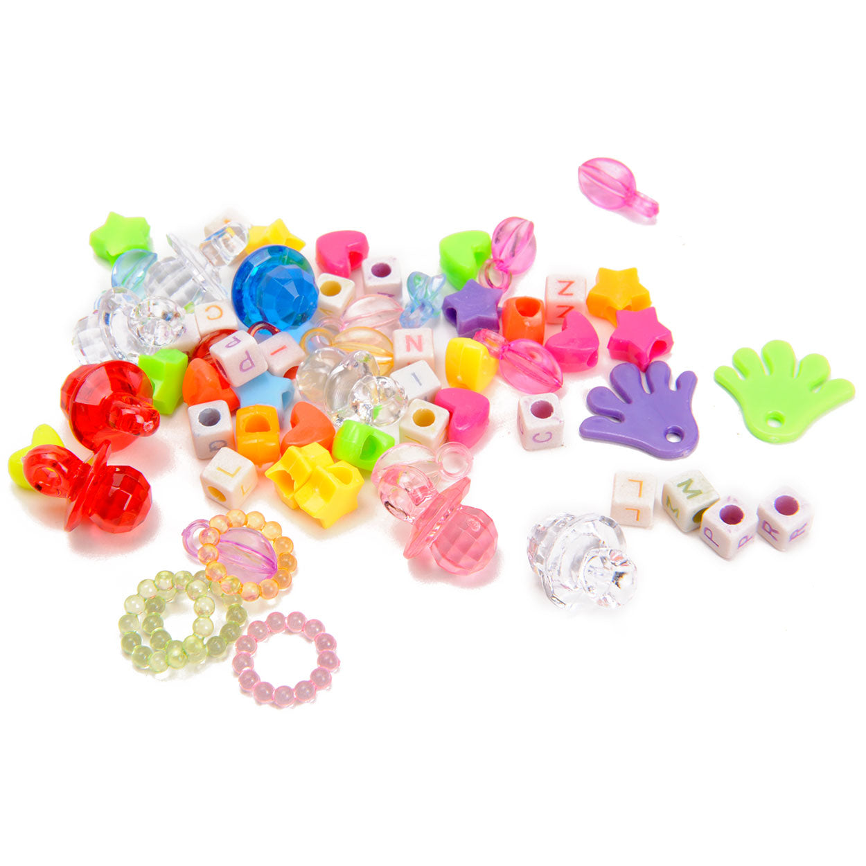 Zakje kraaltjes voor Loombands  (48pcs)