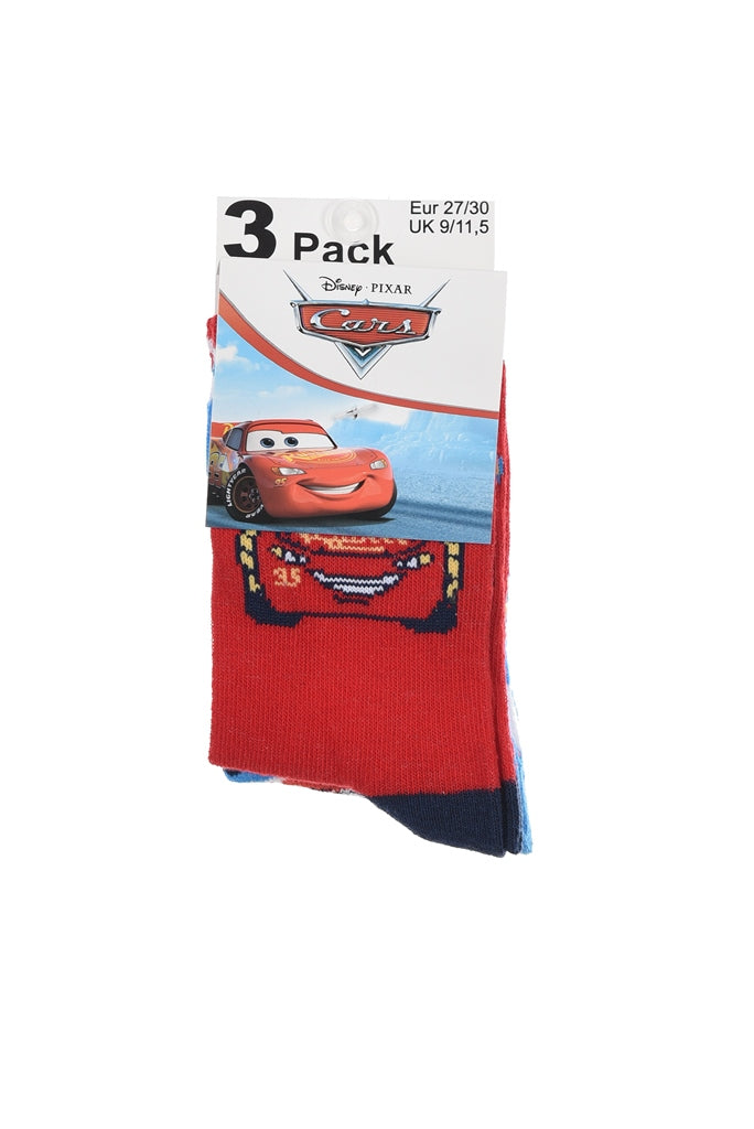3 paires de chaussettes Disney Cars