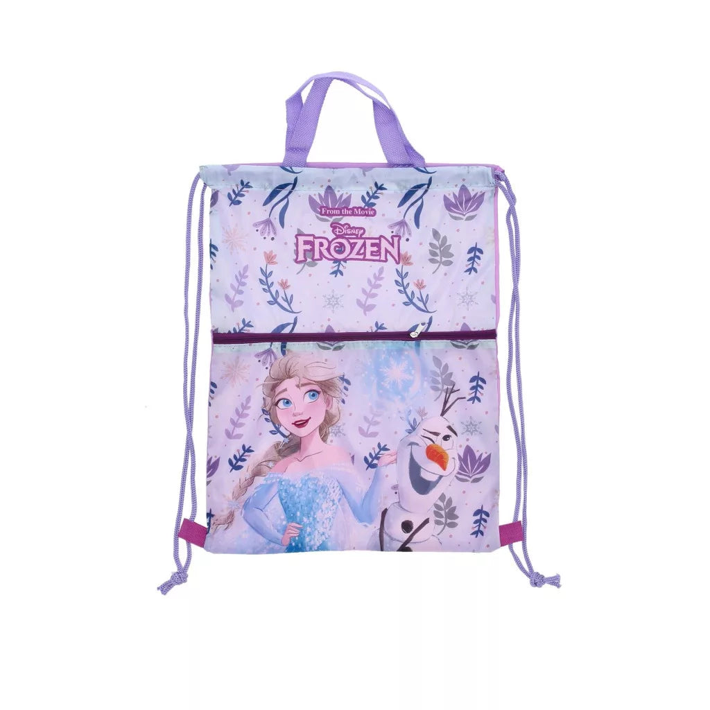 Disney Frozen Gymtas Elsa & Olaf – Luxe Sporttas Meisjes – Gym- en Zwemtas 45x34,5 cm – Officieel Disney