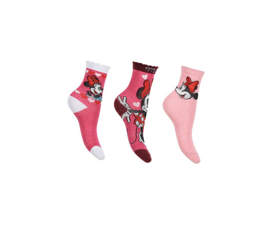 3 paar sokken Minnie Mouse