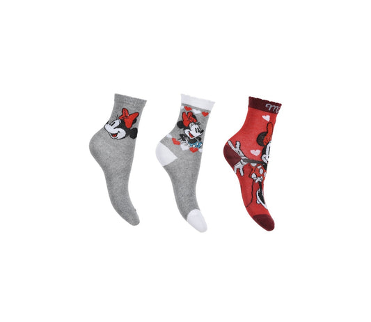 3 paar sokken Minnie Mouse