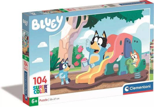 Clementoni - Puzzel - 104 Stukjes - Bluey - Puzzel Voor Kinderen