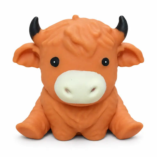 TB Fun Highland Cow XL Squishy – 17 cm – Koe Squishy