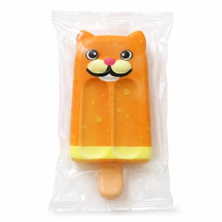 Kat IJsje Squishy Slow Rising – PU Foam Knijpspeelgoed 13 x 5,5 cm