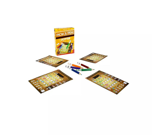 999 Games – Pick a Pen: Crypten Dobbelspel | Slim puzzelen met potloden