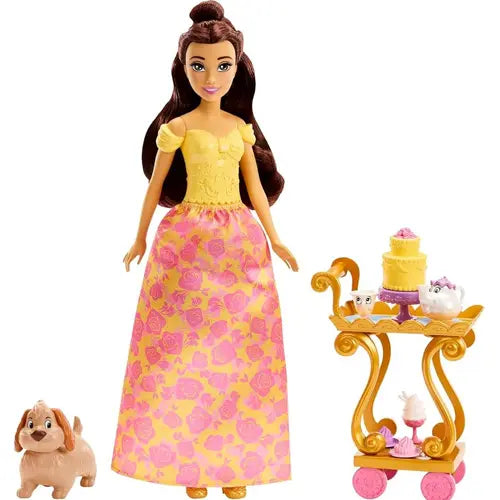 Disney Princess Belle Pop met Theekar en Accessoires – Beauty and the Beast – Officiële Licentie