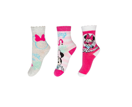 3 paar sokken Minnie Mouse