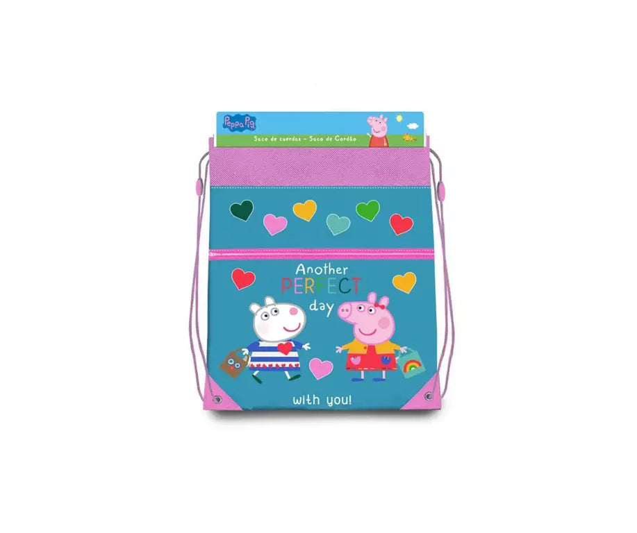 Peppa Pig Sporttas Perfect Day – Gymtas Kinderen – 42 cm – Met Ritssluiting
