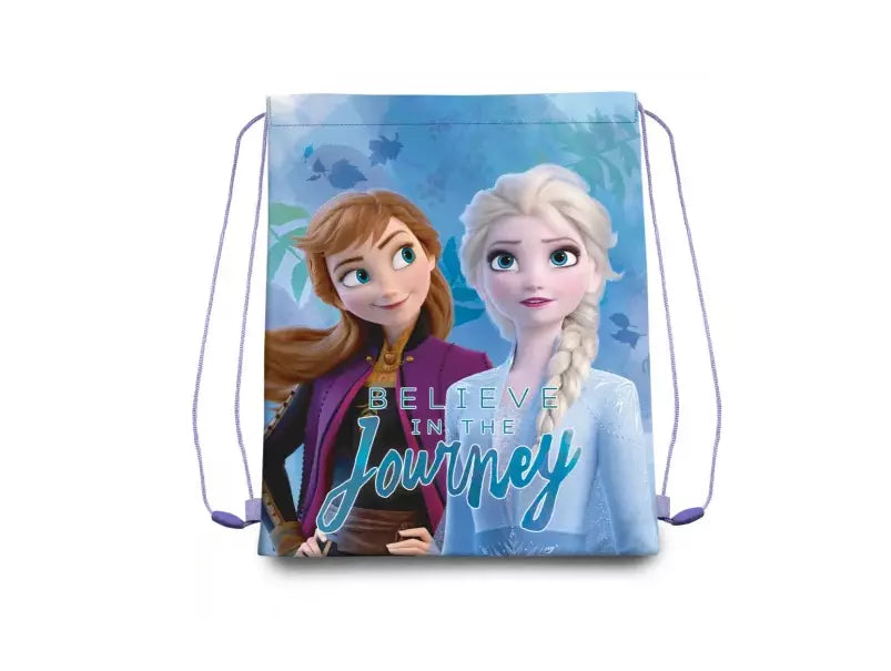 Disney Frozen Gymtas – Elsa & Anna – Believe in the Journey – 30x40 cm – Officiële Licentie