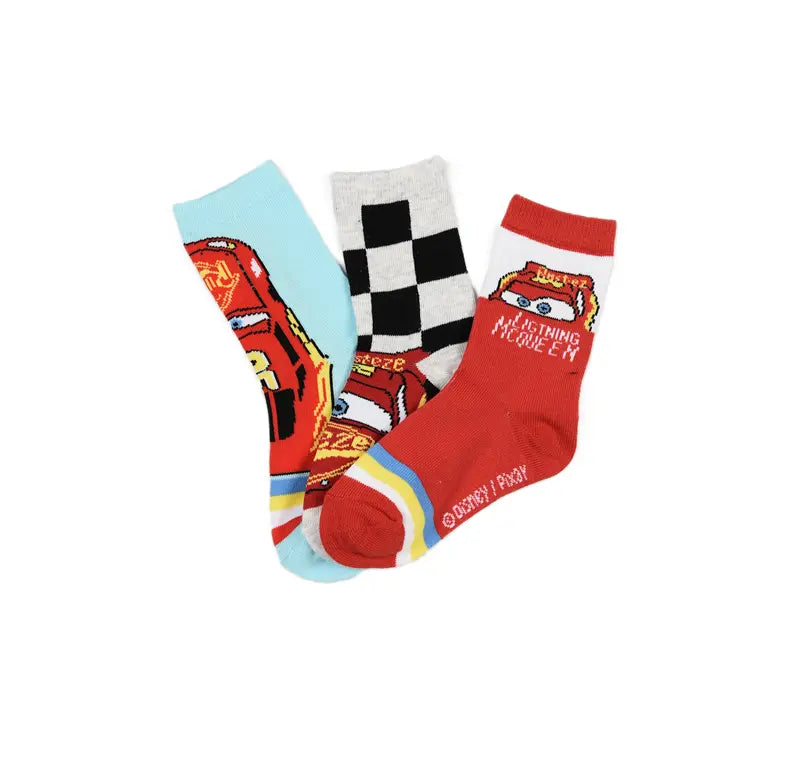 Disney Cars Kinder Sokken 3-Pack – Officiële Licentie