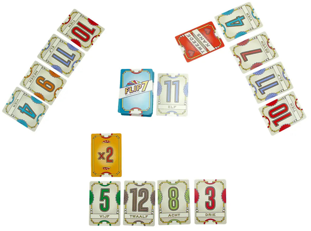 999 Games Flip 7 – Kaartspel Nederlandse Versie – Vanaf 8 Jaar