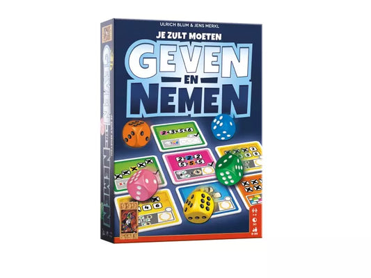 999 Games – Geven en Nemen Dobbelspel | Interactief Roll & Write Spel