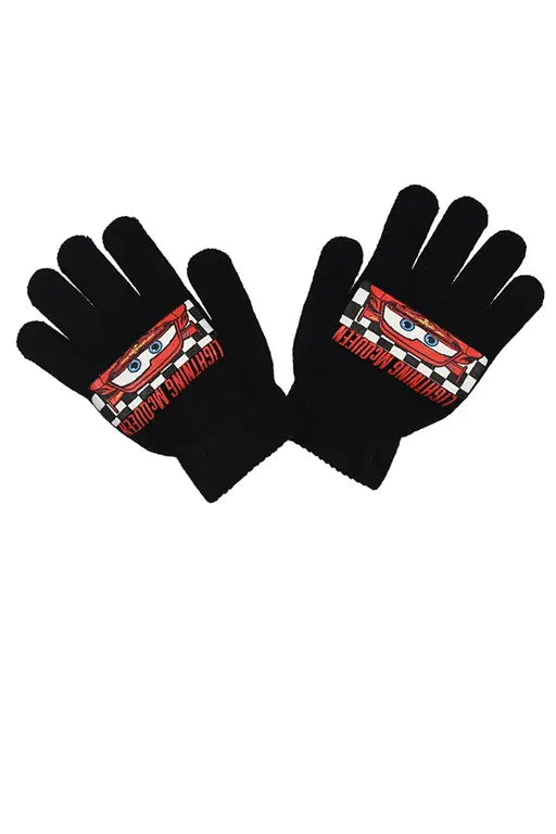Disney Cars handschoenen zwart 3-6 jaar