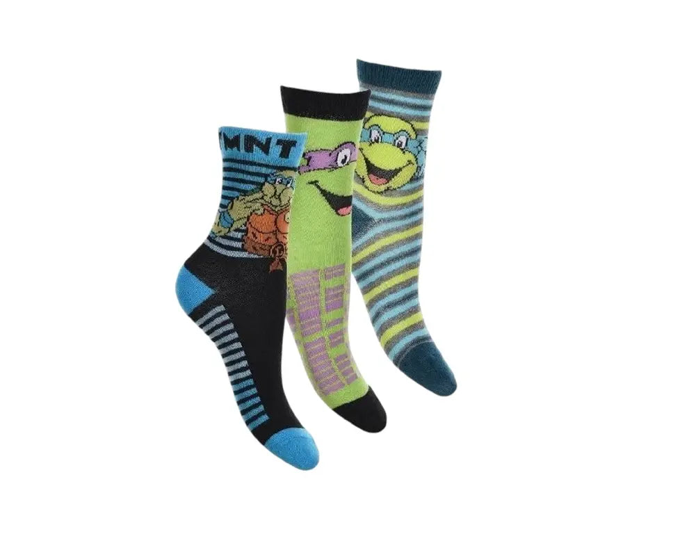 Teenage Mutant Ninja Turtles sokken 3 paar maat 23 26