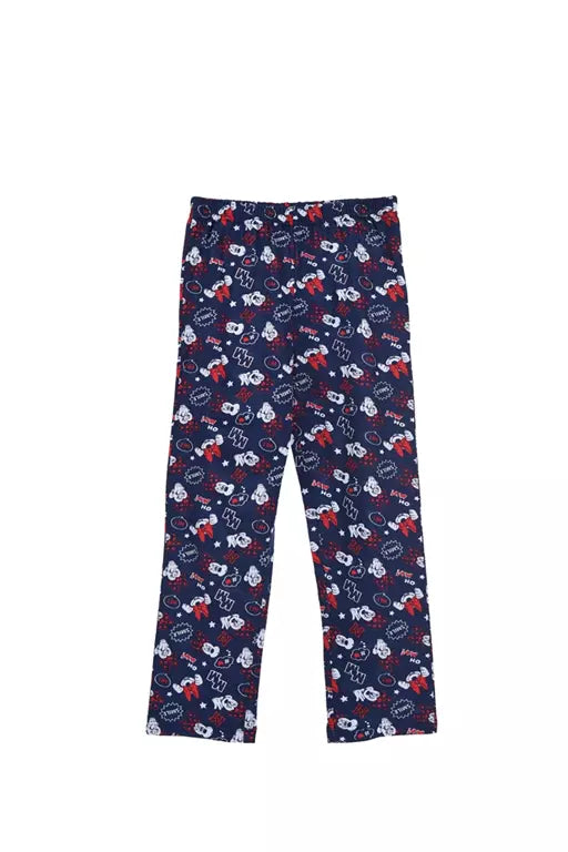 Disney Pyjama Minnie Mouse – Kinderpyjama Grijs/Donkerblauw – Maat 110/116 & 122/128