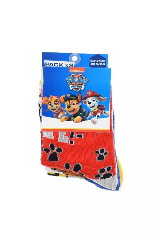 Paw Patrol Sokken – 3 Paar Kinder Sokken – Chase, Rubble & Marshall – Officiële Licentie