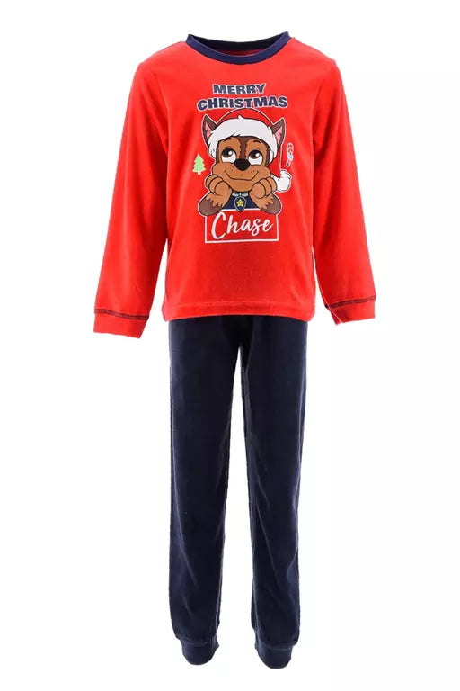 Cadeauset pyjama Paw Patrol met kerstsok (Velours)