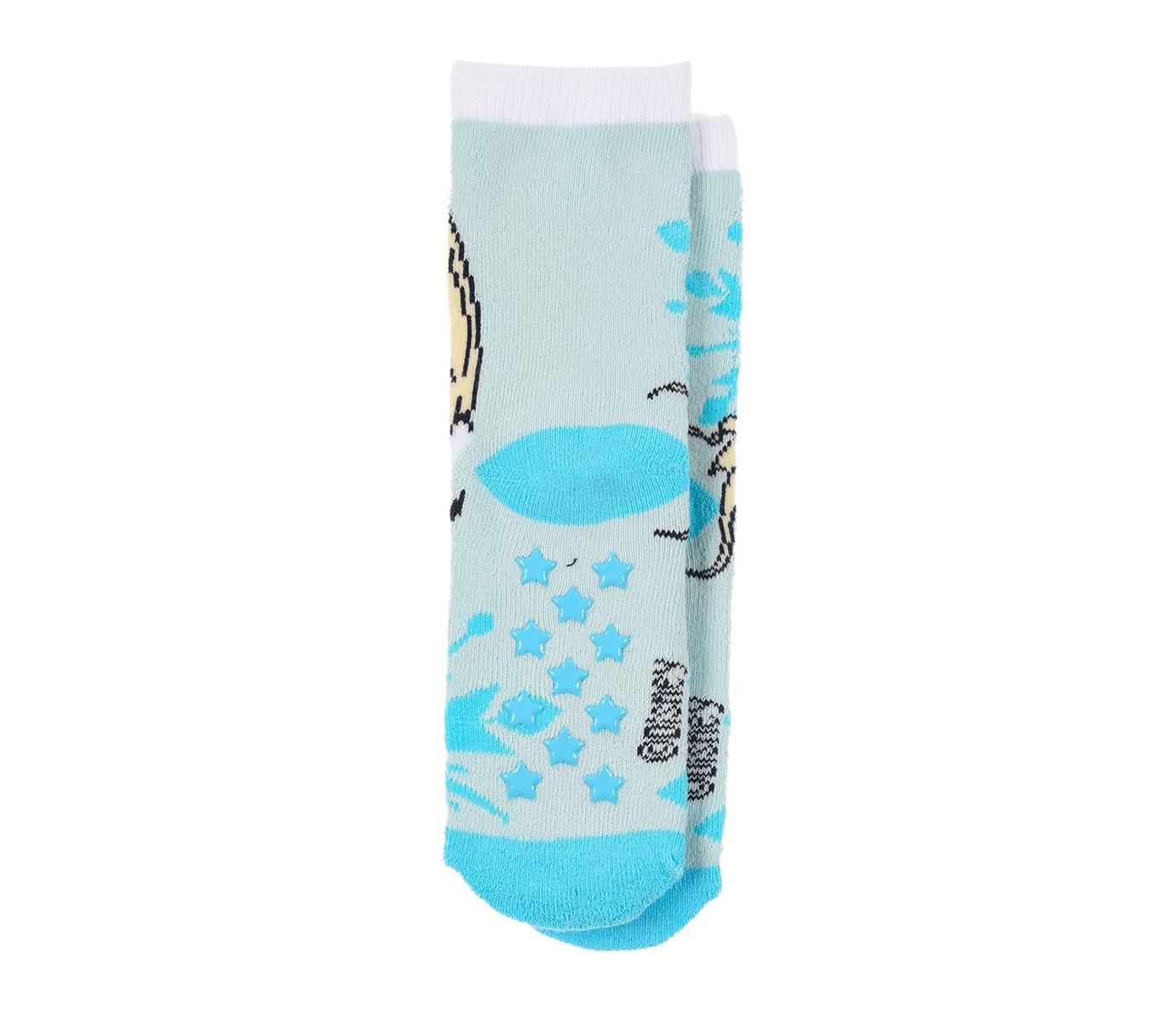 Sokken Disney Frozen (antislip) - Elsa - Blauw