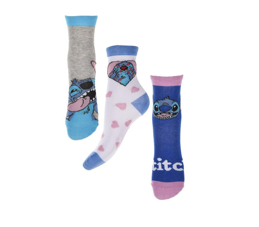 3 Paar Sokken Disney Stitch - Lilo & Stitch Editie - maat 23/26
