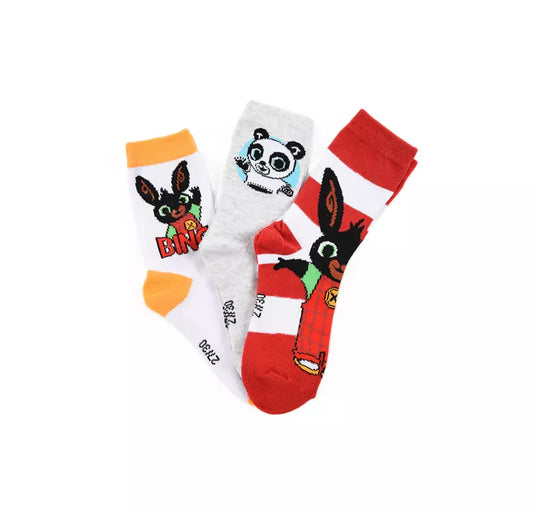 Bing Bunny Sokken – Kinder Sokken – 3 Paar –  Maat 19/22 t/m 27/30