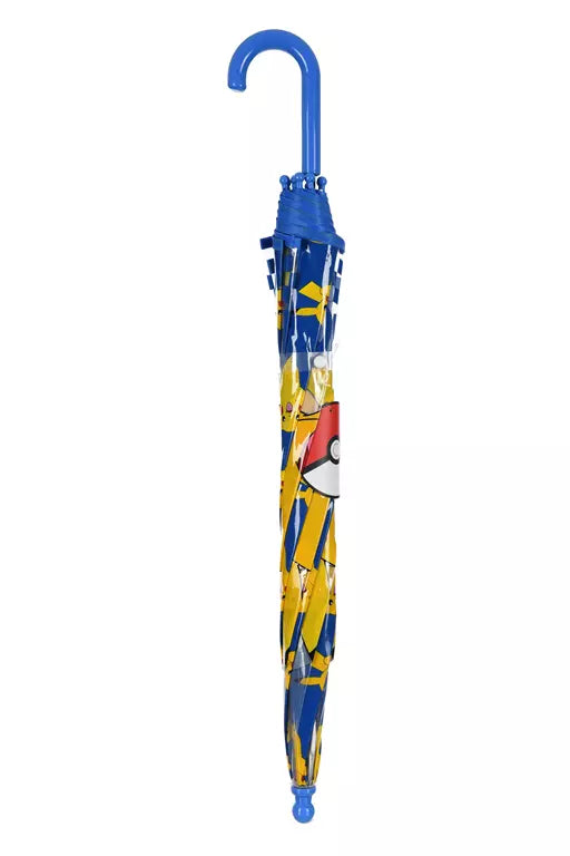 Pokémon Kinderparaplu – Pikachu – Doorzichtig Blauw – 72 cm – Officiële Licentie