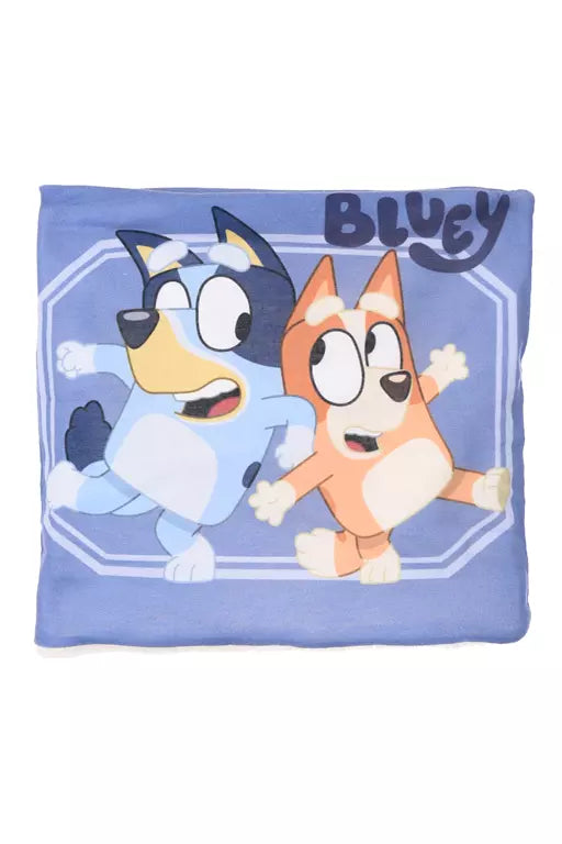 Bluey Colsjaal – Kindercolsjaal met Blauwe Fleece – One Size – 3-6 Jaar