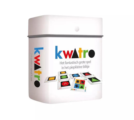 Kwatro – Kaartspel – Pocketspel / Reisspel 🎴✨