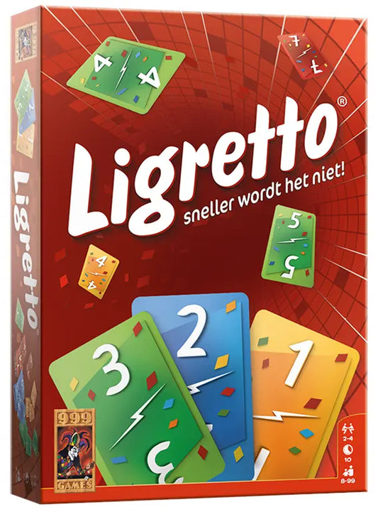 Ligretto Rood kaartspel doos