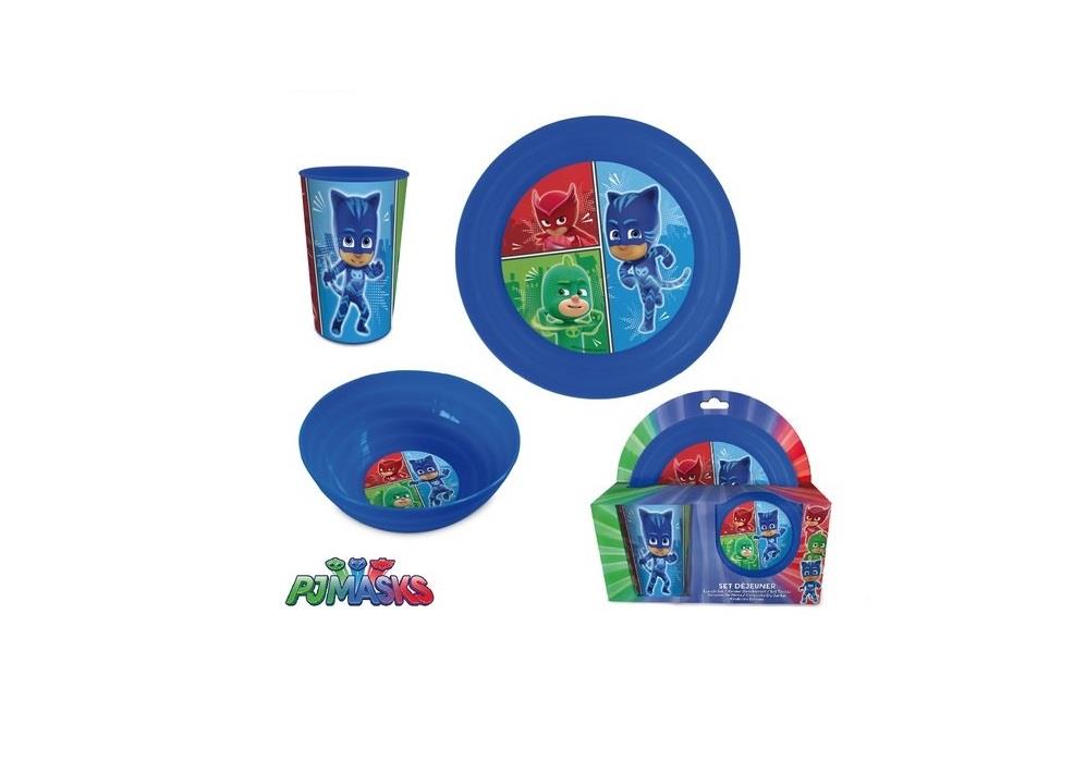 3-delige ontbijt/lunch set PJ Masks