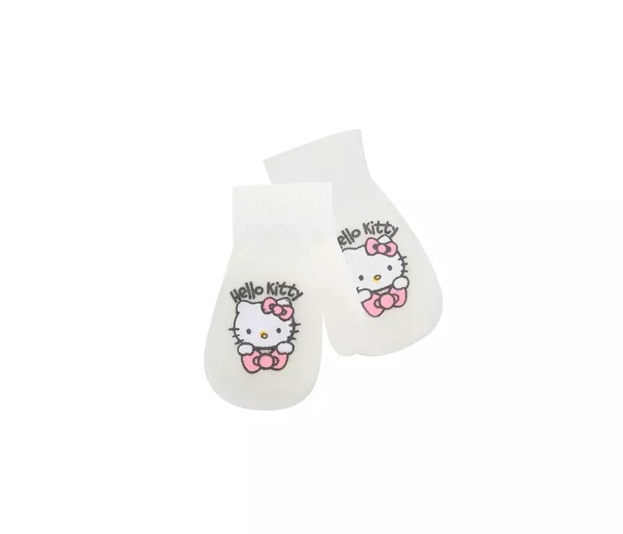Hello Kitty Wanten Kinderen – Wit met Hello Kitty Print – 2-6 Jaar – Officieel Product