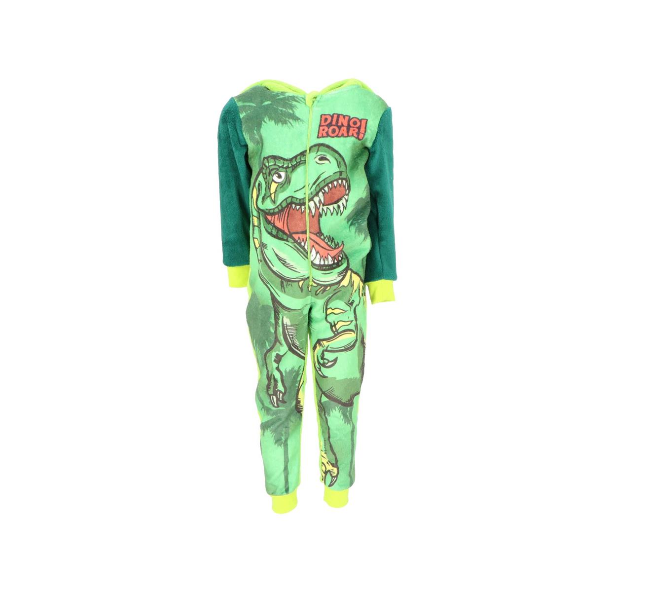 Dino Onesie - Coral Fleece