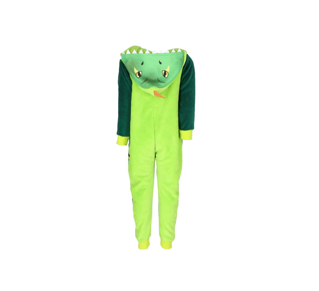 Dino Onesie - Coral Fleece