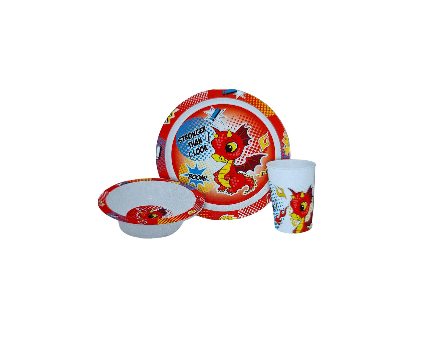 Dragonani Frühstücksset, Mikroplastik-Set in einer Box