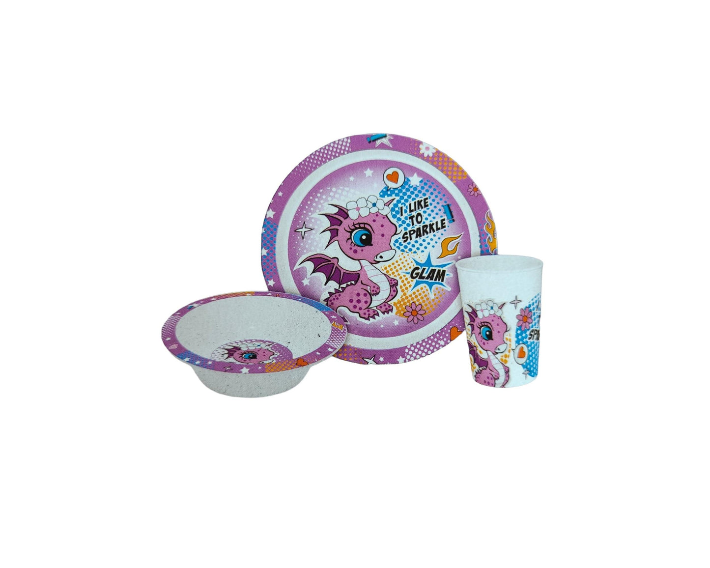 Dragonani Frühstücksset, Mikroplastik-Set in einer Box