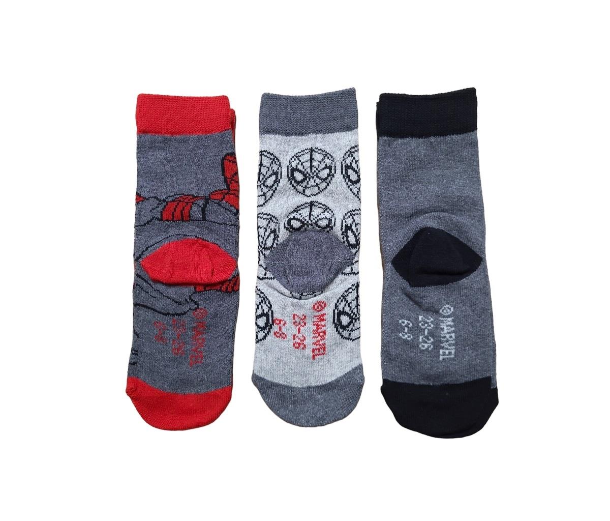 3 paar sokken Spider-Man