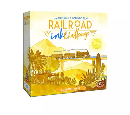 Railroad Ink (Goudgele versie) – Dobbelspel – White Goblin Games 🚂✨