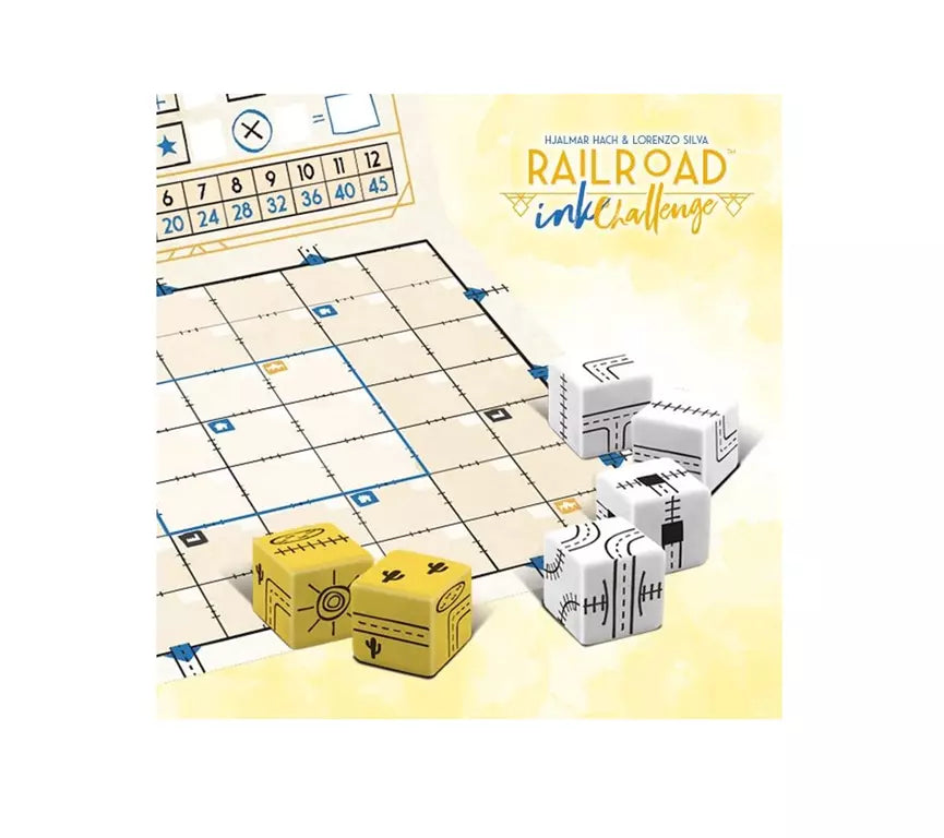 Railroad Ink (Goudgele versie) β Dobbelspel β White Goblin Games πβ¨