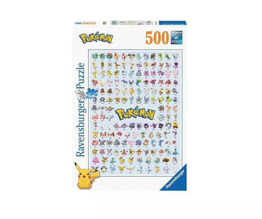 Ravensburger puzzel Eerste generatie Pokemon - legpuzzel - 500 stukjes