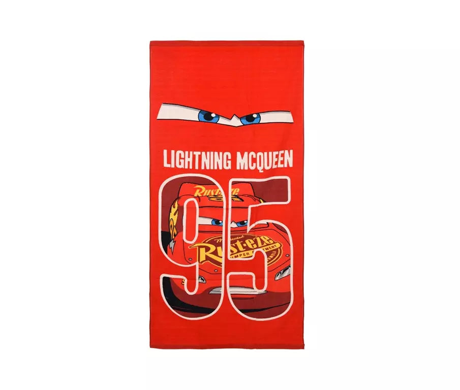 Strandlaken Disney Cars rood 70x140cm