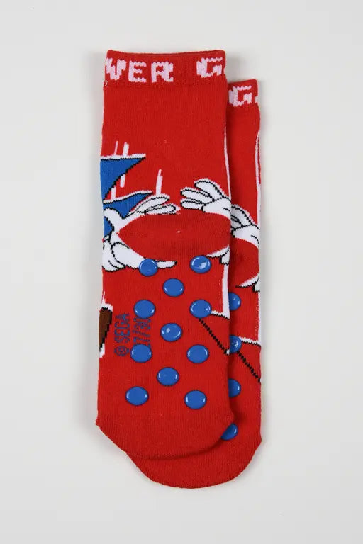 Sonic the Hedgehog Antislip Sokken Kinderen – Rood