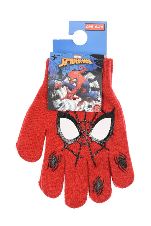 Rode Spider-Man kinderhandschoenen in originele verpakking