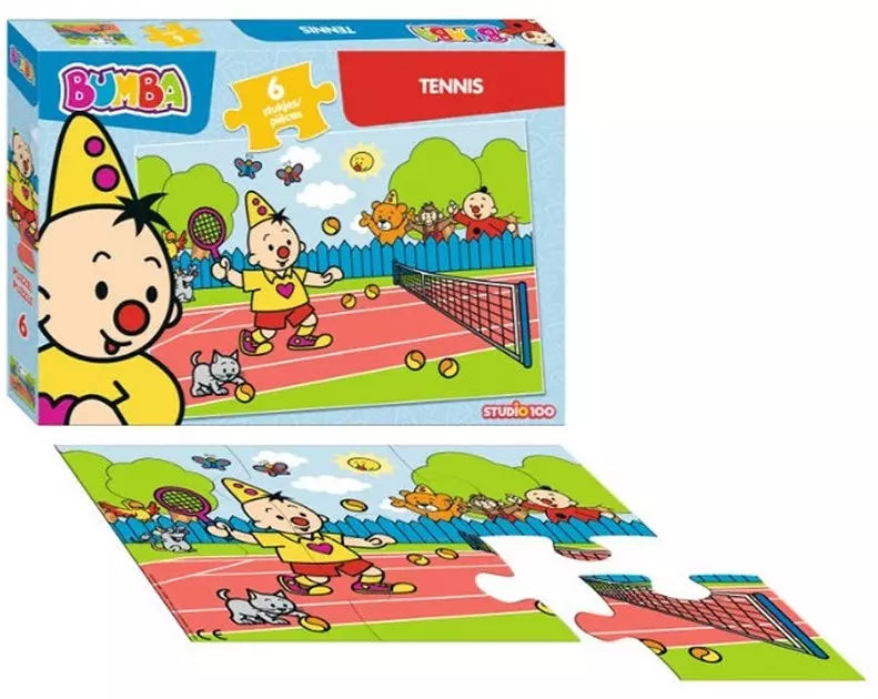Bumba Tennis Puzzel - 6 Stukjes