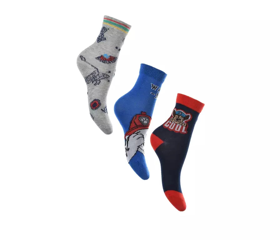 3 paires de chaussettes Pat'Patrouille