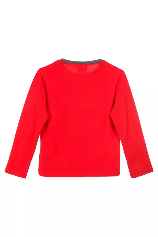 Spider-Man Longsleeve Shirt rood – Maat 98 – 100% Katoen – Officiële Marvel
